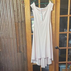 Susana Monaco Blush cap-sleeved Hi-Low Dress, Size XL